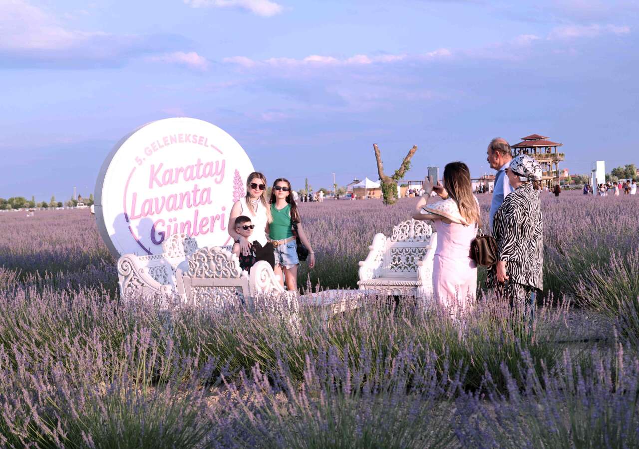 Konya'nın mor tarlalarına ziyaretçi akını! Festival rekorla tamamlandı 1